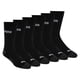 thumbnail image 1 of Paquete de 6 pares de calcetines tipo crew PUMA negros y grises con logo, talla 10-13, 1 of 6
