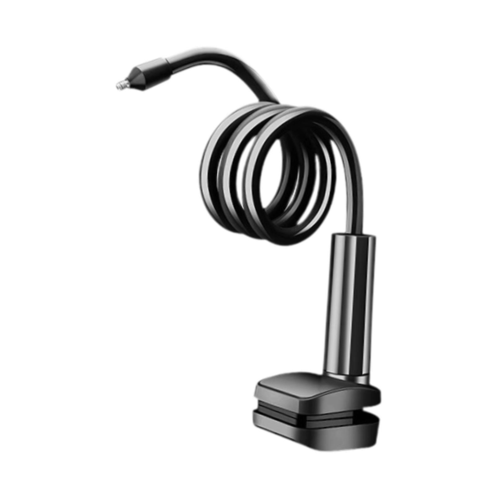 Magideal - Soporte De Montaje De Montaje De Clip Flexible Instalación Fácil Capacitación En Soporte De Cámara Multifunción Para Sala De Estar En Casa Dormitorio 1.1M Negro