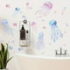 thumbnail image 3 of 2pcs Art Wall Stickers, Dream Jellyfish Wall Sticker For Children's Room Kindergarten, Bathroom Home Wall Decoration, Wall Sticker, 3 of 4