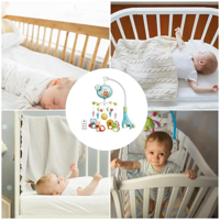 Genérico - Movil Cuna Musical Proyector Luces Giratorio Bebes Lau