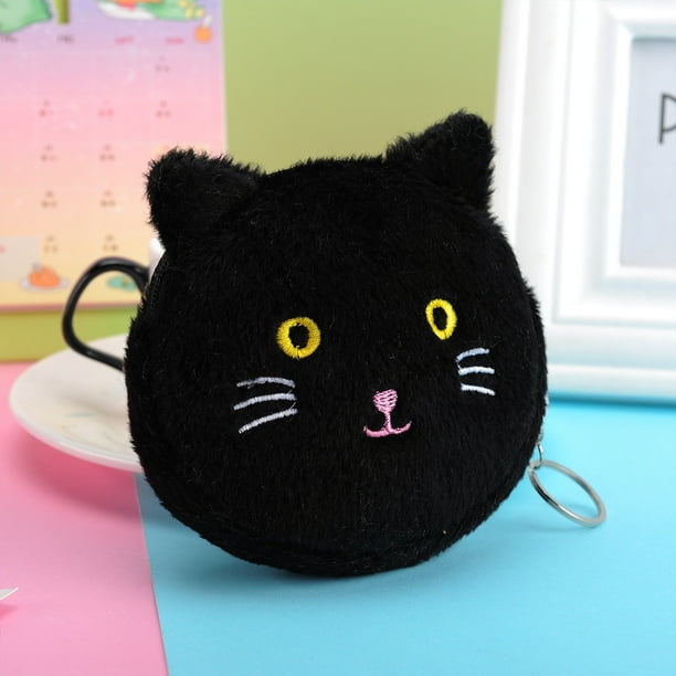 Cute Plush Animal Coin Purse Mini Wallet for Girls - Perfect for On-the-Go Accessibility and Style