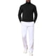 thumbnail image 2 of Suéter de Cuello Alto Acanalado para Hombre INSPIRE CHIC Manga Larga Cuello Simulado L Negro, 2 of 6