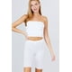 thumbnail image 3 of Leggings Cortos de Jersey de Algodón Blanco M, 3 of 5