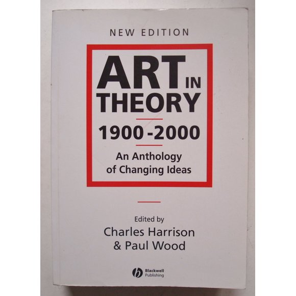 Libro Wiley: Arte en la Teoría 1900‑2000 – Antología