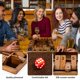 thumbnail image 3 of Juego Shut The Box Ropoda de 4 vías y 35 cm para niños y adultos con 8 dados, 3 of 7