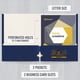 thumbnail image 2 of Portfolio Folders Better Office Products, paquete de 50 unidades, color azul, 2 of 7