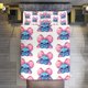 thumbnail image 1 of Stitch Pink Bow 3 Pieces Duvet Cover Set Full Size Super Soft Fade Resistant Microfiber, 1 of 4
