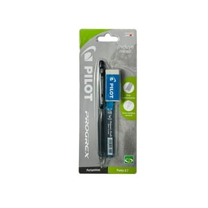 Portaminas Progrex Negro +Minas 0.7Mm + Borrador Pilot