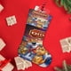 thumbnail image 4 of Oliver y su Pandilla Tema: Calcetines de Navidad, fino lino blanco para colgar en escaleras y chimenea, decoración navideña para el hogar, regalo de Navidad. 45cm × 32cm, 4 of 5