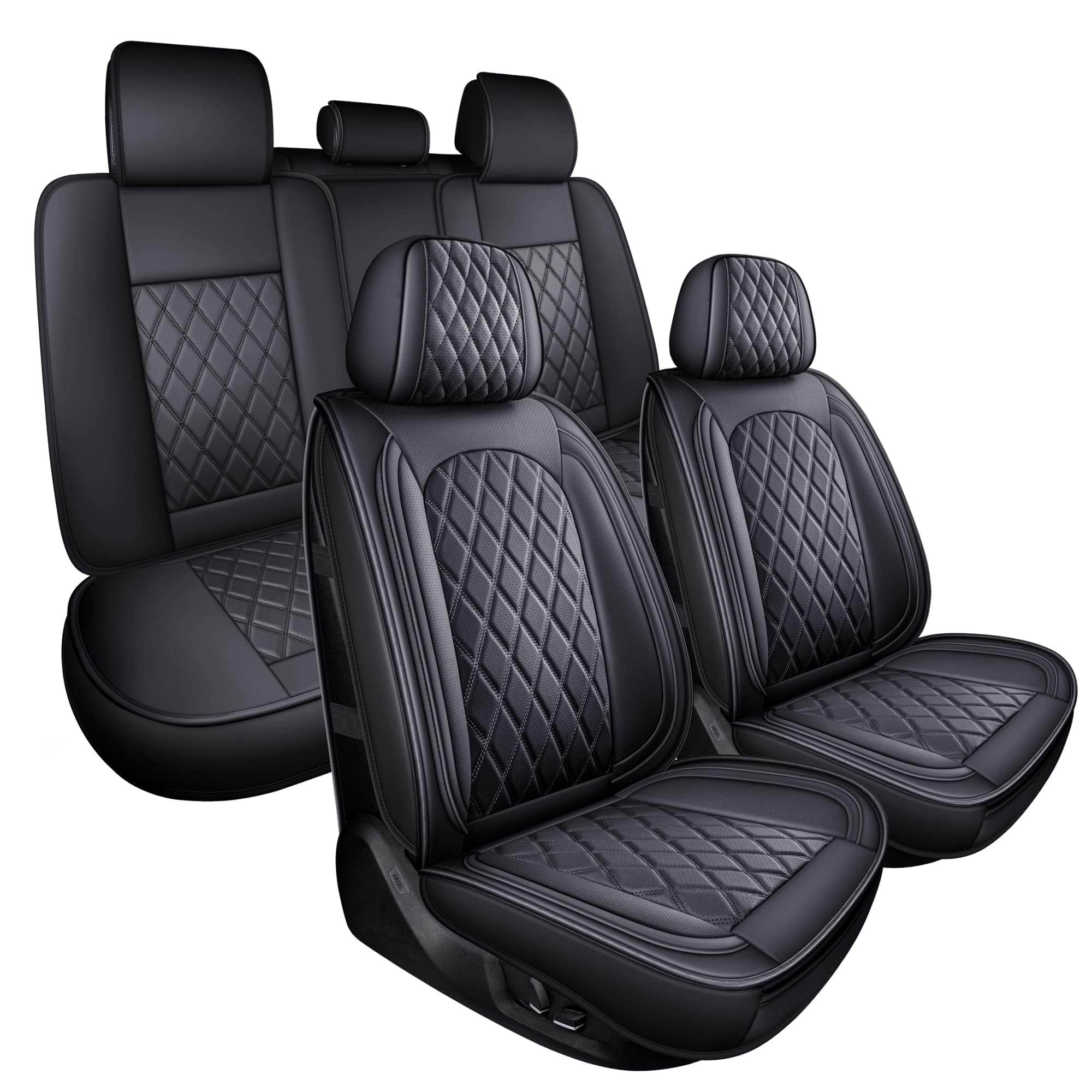 Juego Completo De Fundas De Asiento De Coche Mirozo Impermeables Para Sedán Y Suv