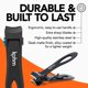 thumbnail image 3 of Cortauñas KOHM CP-120 Heavy Duty para uñas gruesas, color negro, 3 of 9