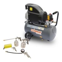 Flowmak - Combo Compresor De Aire 50Litros 2Hp 8Bar Más Kit Accesorios