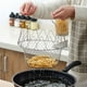 thumbnail image 2 of 1pc Frying Net Stainless Steel Folding Frying Basket Household Frying Oil Filter Mesh Multifunctional Frying Tool Draining Basket Kitchen Washing Multifunctional Strainer, 2 of 4