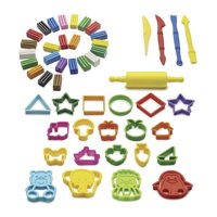 Plasticina Carioca 12 Colores 400Gr + Herramientas De Molde