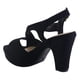 thumbnail image 2 of Sandalia Chalada Mujer Cosimo-13 Negro Moda, 2 of 3