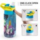 thumbnail image 4 of Solar Opposites Botella de Agua con Tapa Pop Top de Un Toque, Acero Inoxidable, a Prueba de Fugas, para Deportes, Botella Infantil azul 12 oz, 4 of 6