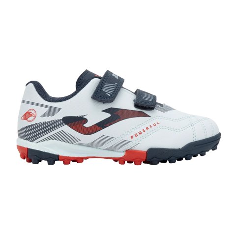 Zapatilla Fútbol Turf Kids Powerful Blanco Joma