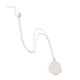 thumbnail image 4 of Forma redonda Marco de fotos Locket Memorial Hombres Mujeres Collar Plata, 4 of 5