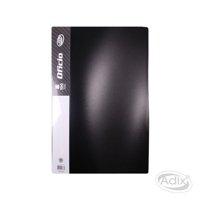 Adix - Carpeta Oficio 100 Fundas C/Estuche Negro