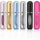 thumbnail image 1 of Mini atomizador de perfume portátil recargable, atomizador de perfume recargable, estuche de bomba de aroma con recarga inferior, paquete de viaje de 6 unidades de 5 ml, 1 of 6
