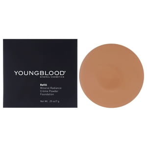Youngblood - Base De Maquillaje En Polvo De Crema Mineral Radiance - Toffee De Para Mujeres - Base (Recambio)
