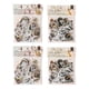 thumbnail image 1 of 400 pegatinas estéticas para scrapbooking vintage, para diarios, papel de scrapbooking y bullet journals., 1 of 6
