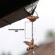 thumbnail image 4 of Cadena de lluvia Finphoon de cobre de 2,6 m con diseño de loto y colibrí, 4 of 6