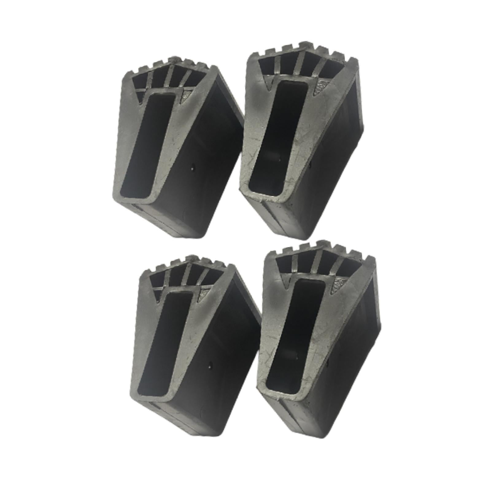 Ioensy - 4 Alfombrillas De Goma Para Pies De Escalera, Silenciosas Y Antideslizantes Para El Hogar.