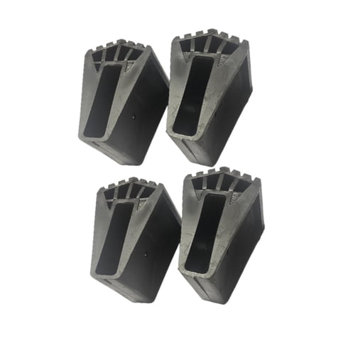 Ioensy - 4 Alfombrillas De Goma Para Pies De Escalera, Silenciosas Y Antideslizantes Para El Hogar.