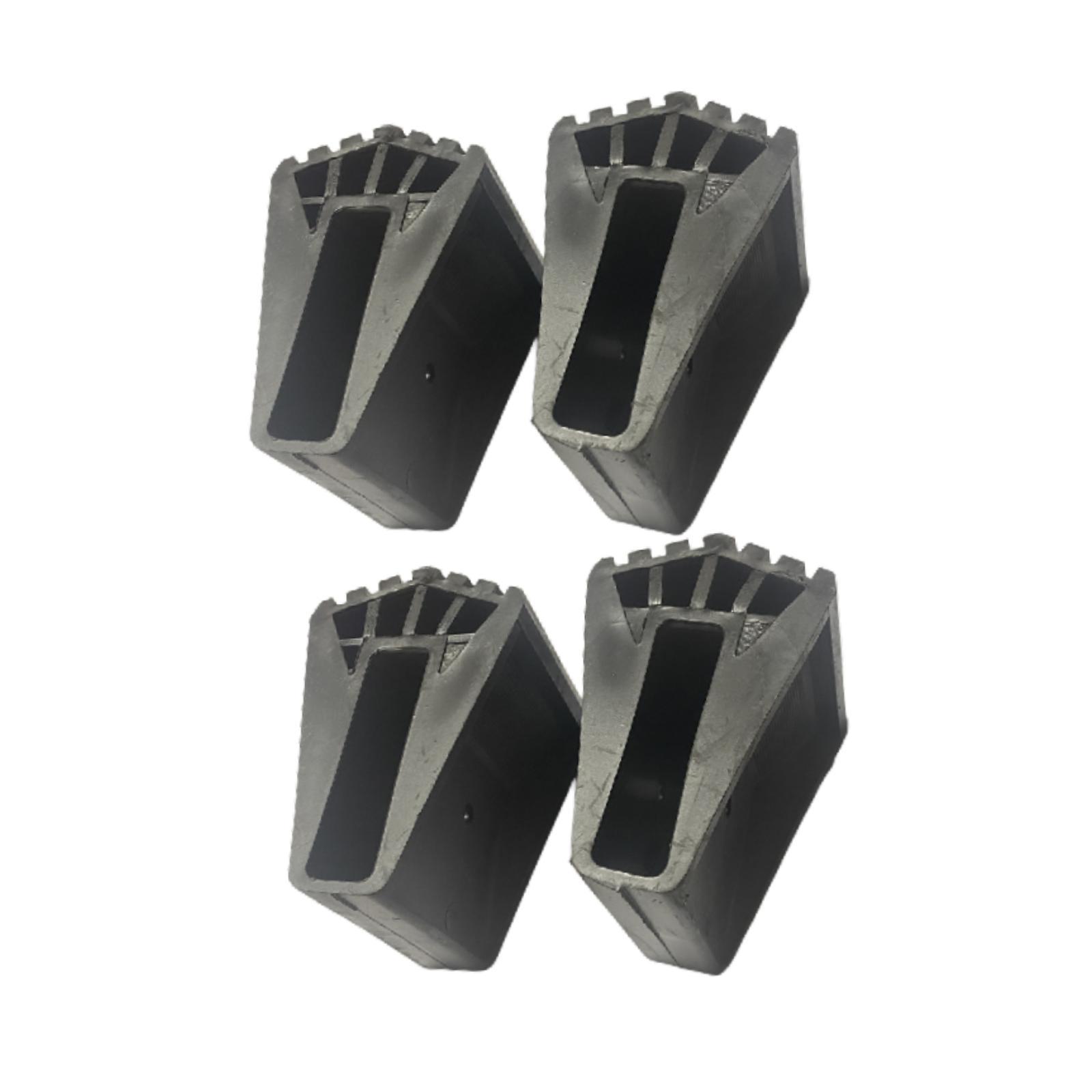 Ioensy - 4 Alfombrillas De Goma Para Pies De Escalera, Silenciosas Y Antideslizantes Para El Hogar.