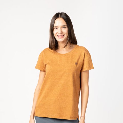 Kilimanjaro - Polera Mujer Positive Mostaza L