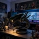 thumbnail image 5 of Lámpara de mesa LED JRPLXIML Xenomorfo Alien negra para niños, 5 of 6