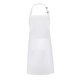 thumbnail image 3 of Delantal De Cocina Para Hombres Y Mujeres Con Bolsillo Grande Para Hornear, Delantal De Cocina Para Cocinar, Color Blanco, 3 of 5