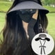 thumbnail image 5 of Sombreros con visera para mujer, ala ancha, protección UV, para playa, verano, 5 of 6