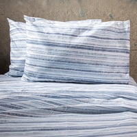 Dib - Sabanas Estampadas 2P Líneas Azul