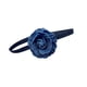 thumbnail image 4 of Gargantilla de flores azules Gargantilla de flores azules Elegante vestido retro Joyería Mujer Collar de flores azules Banda para el cuello para acces Florón, 4 of 5