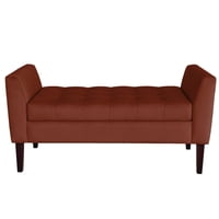 Genérico - Banqueta Baúl Patagonia Color Café