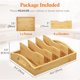 thumbnail image 2 of Organizador de Tapas de Bamboo Lifewit Ajustable para Gabinetes, 2 of 3