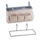 thumbnail image 4 of Organizador colgante para cama, estante para cama, mesita de noche, bolsa colgante con construcción y ganchos para una fijación rápida para camas alta Beige, 4 of 5