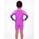 thumbnail image 2 of Traje de baño niña con filtro UV fucsia Talla 6, 2 of 5