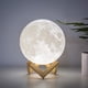thumbnail image 3 of 1pc Air Humidifier 3D Moon Lamp Aroma Diffuser With Wooden Base 3 LED Night Light Mood Lighting With Touch Control Brightness For Home Office Decor Bedroom Gifts Women Christmas New Year Birthday, 3 of 4