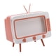 thumbnail image 3 of Caja De Pa?uelos Con Forma De TV Soporte Para Teléfono Móvil Servilletero De Pa?uelos De Escritorio Rosa, 3 of 5