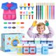 thumbnail image 1 of Pintura para dedos TMOL, lavable para niños pequeños, 60 ml, 10 colores, 3 o más, 1 of 7