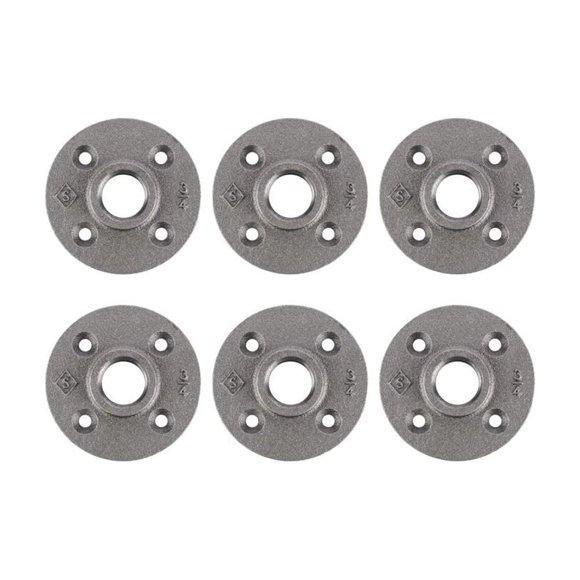 Brida de suelo STZ 310 F-34-6, 0.75 pulgadas, hierro negro