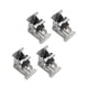 thumbnail image 2 of 4x Bisagras Plegables 0-90 Grados Accesorios Para Mesa Plegable Cajón Escritorio Plata, 2 of 5