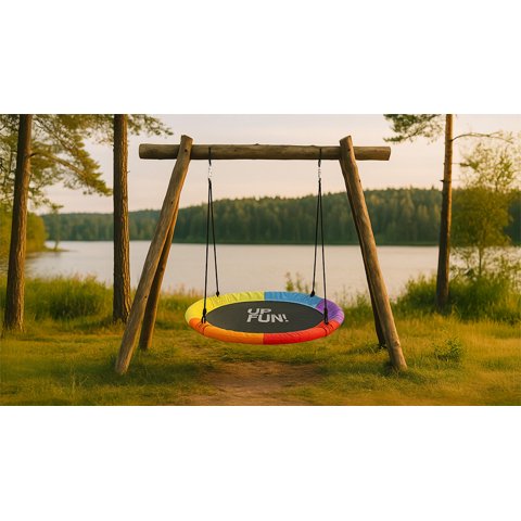 Columpio Ovalado Colores Upfun 100Cm