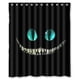 thumbnail image 1 of Cortina de ducha con diseño de gato de Cheshire, con ganchos, 152 x 183 cm, 1 of 3
