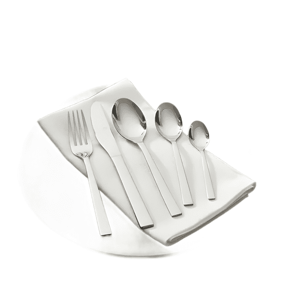 Set de cuchillería carnes 24 piezas camden Plateado