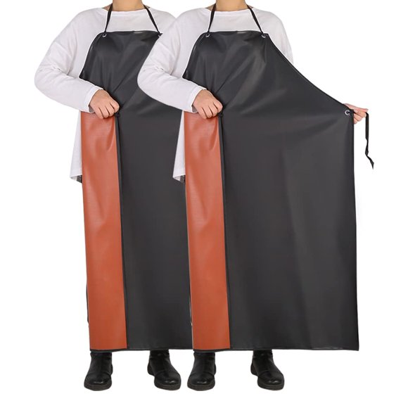 Delantal GNJCV 43x32 cm PVC impermeable 2 unidades