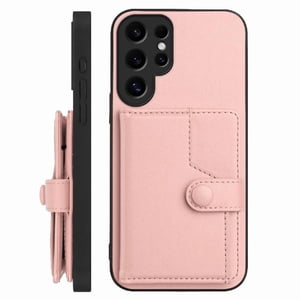 Foxdock Funda Para Samsung Galaxy S24 Ultra Con Bloqueo Rfid - Diseño Elegante Con Cierre De Botón